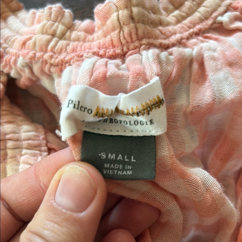 Pilcro Anthropologie gingham top - Picture 2 of 7